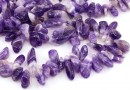 Margele ametist, stick, 16-22mm - 82cm