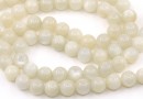 Margele Piatra lunii naturala, rotund, 8.5mm