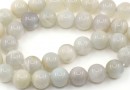 Margele Piatra lunii naturala, rotund, 10.5mm
