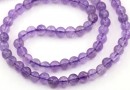 Margele Ametist, rotund, 4mm