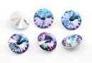 Preciosa rivoli, vitrail light, 18mm - x1