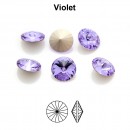 Preciosa rivoli, violet, 14mm - x1