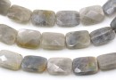 Margele Labradorit, dreptunghi fatetat, 16x12mm