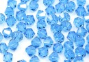 Swarovski, margele bicone, ReCreated Ice Blue, 4mm - x20