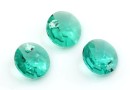 Swarovski, pand. rivoli, ReCreated Caribbean Green, 8mm - x4