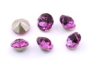 Swarovski, chaton ss29, Dark Rose, 6mm - x4