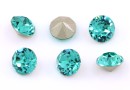 Swarovski, chaton ss29, ReCreated Caribbean Green, 6mm - x4