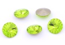 Swarovski, rivoli, Citrus Green, 8mm - x2