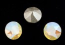 Swarovski, chaton ss39, White Opal Shimmer, 8mm - x2