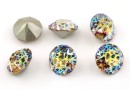 Swarovski, chaton ss39, Lt Col. Topaz White patina, 8mm - x2