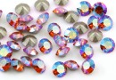 Swarovski, chaton pp32, Tangerine Shimmer, 4mm - x10