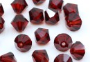 Preciosa, margele bicone, Vivid Siam, 4mm - x40