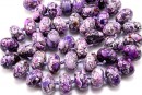 Colier cu margele din magnezit, rondela, 16x10mm